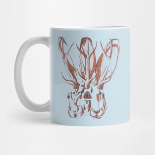 Conjoined Jackalope Mug